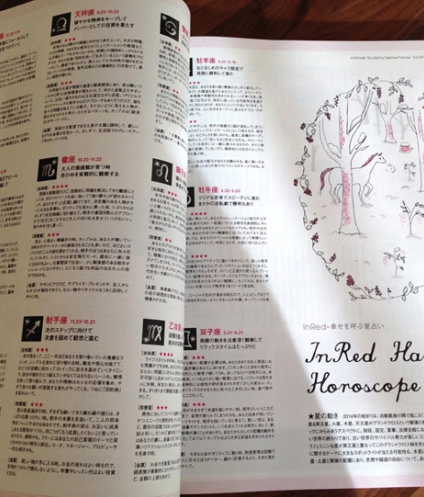 雑誌インレッド星占い