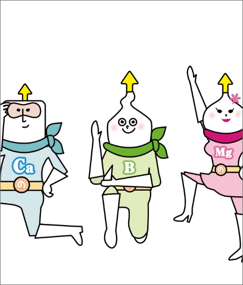 成長戦隊ノビルンジャーキャラクター